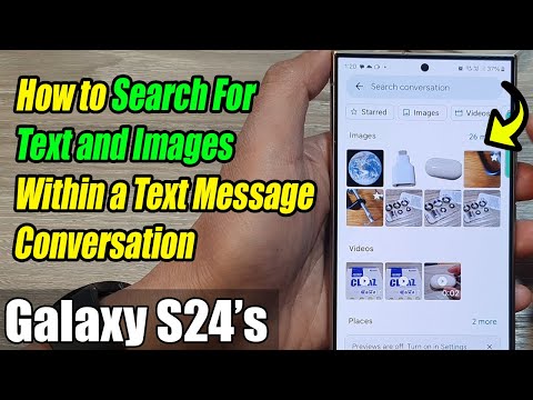 Galaxy S24/S24+/Ultra: How to Search For Text and Images Within a Text Message Conversation