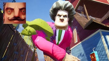 Hello Neighbor - My New Neighbor Big Scary Teacher 3D Act 2 Random Gameplay Walkthrough