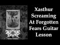 Xasthur - Screaming At Forgotten Fears Guitar Lesson