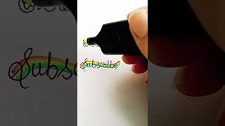 Rainbow effect 🌈#art #ytshorts