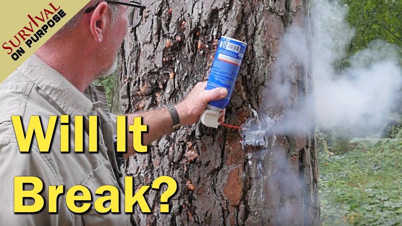 Canned Air vs Padlock TV Spy Trick From Burn Notice YouTube