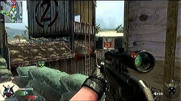 Call Of Duty Black ops - Quick Scoping in Firing Range?!?/ 17-1 w/ PSG1