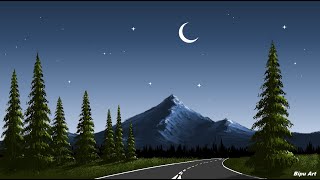 Draw in Ms Paint | Ms Paint Drawing | paint in computer | scenery drawing | How to draw