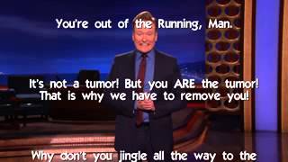 Conan O'Brien impersonation of Arnold Schwarzenegger on The Apprentice