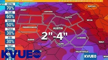 RADAR: Flood Warning in effect as heavy rain moves in Monday | KVUE