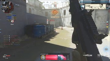 Get 1 quad feeds (4 uninterrupted kills in the kill feed)