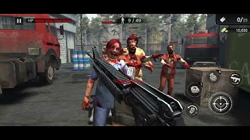 zombie Hunter D-Day2 game play.  1000+ Zombie kill video