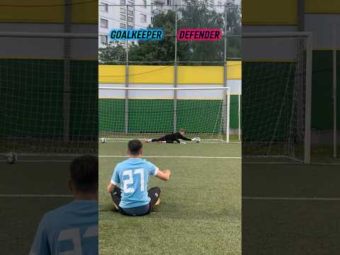 GOALKEEPER vs DEFENER | СРЕАГИРУЙ и прыгни на поднятую РУКУ | #яснаб #fcreading