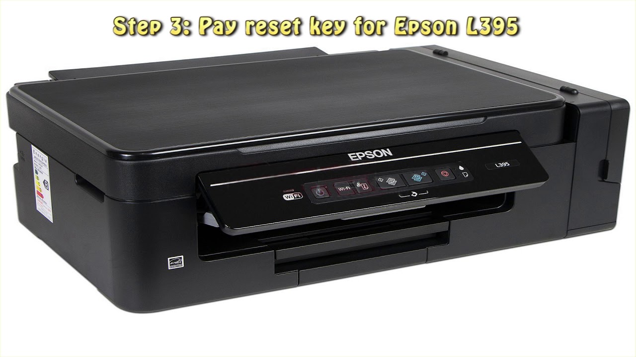 Reset Epson L395 Waste Ink Pad Counter - YouTube