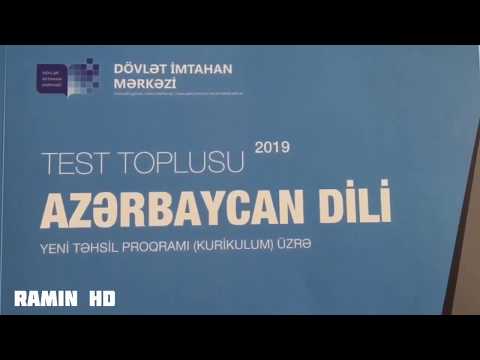 Azerbaycan dili test toplusu 1-ci hisse