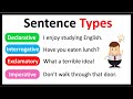 Types of Sentences Quiz
