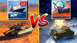 Modern Warships Tanks VS World Of Tanks Blitz screenshot 3