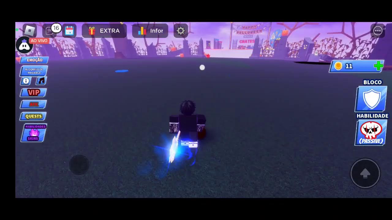 ROBLOX JOGANDO BOLA DE LÂMINA COM OS INSCRITOS 