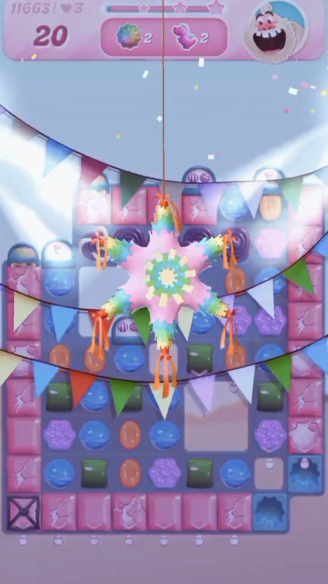 Candy...ページ Candy Crush Saga Level 11663 | No Boosters | FK Plays