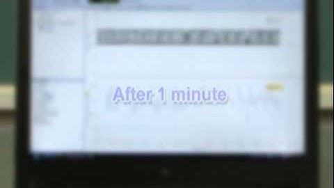 Video E1, 3.3 Study of the changes in heart rate before and after exercise using a data logger