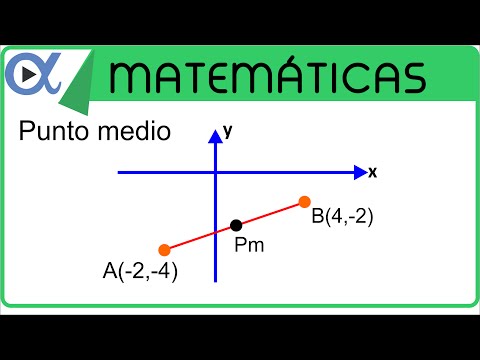 Video: ¿Cómo encuentras el punto medio de AB?