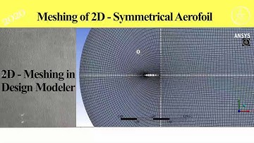 Symmetric Aerofoil Meshing in Ansys Workbench