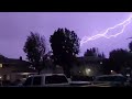 Thanksgiving lightning storm knocks out power in our area!