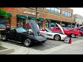 CLASSIC CORVETTE CAR SHOW OLD SCHOOL AMERICAN MUSCLE AND HOT RODS CHICAGO ILLINOIS