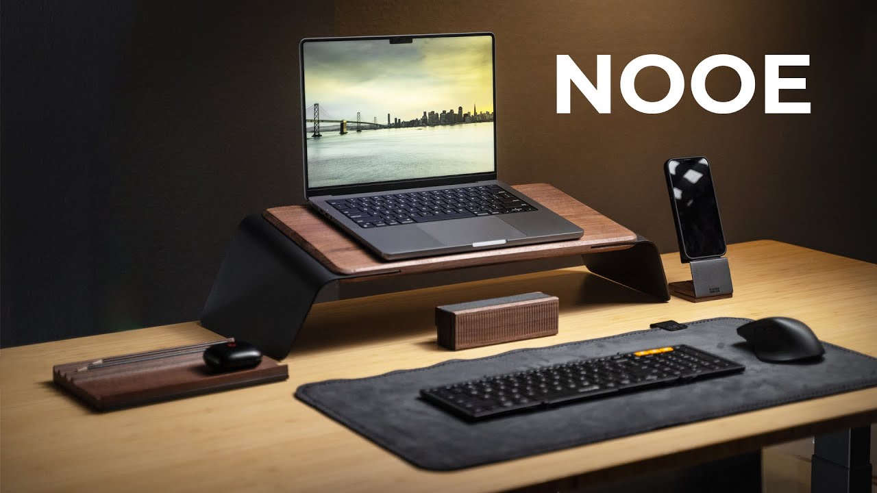 NOOE Config 02 Desk Setup Walnut デスクセット The NOOE Complete Desk Setup Set - Walnut