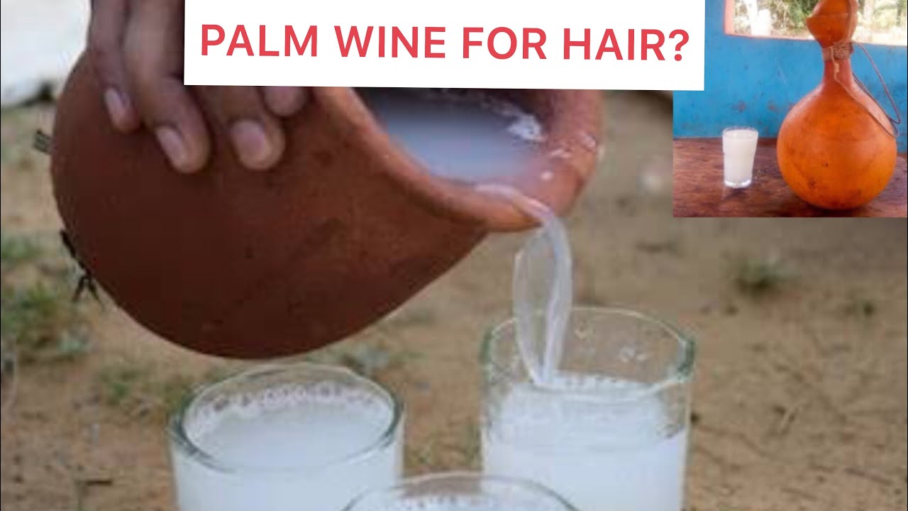 Benefits and Uses Of Palm Wine in Natural Hair Preventing Hair loss