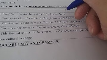 Tiếng Anh lớp 8 thí điểm - Giải đề thi học kì 1 - Đề số 1 có file nghe