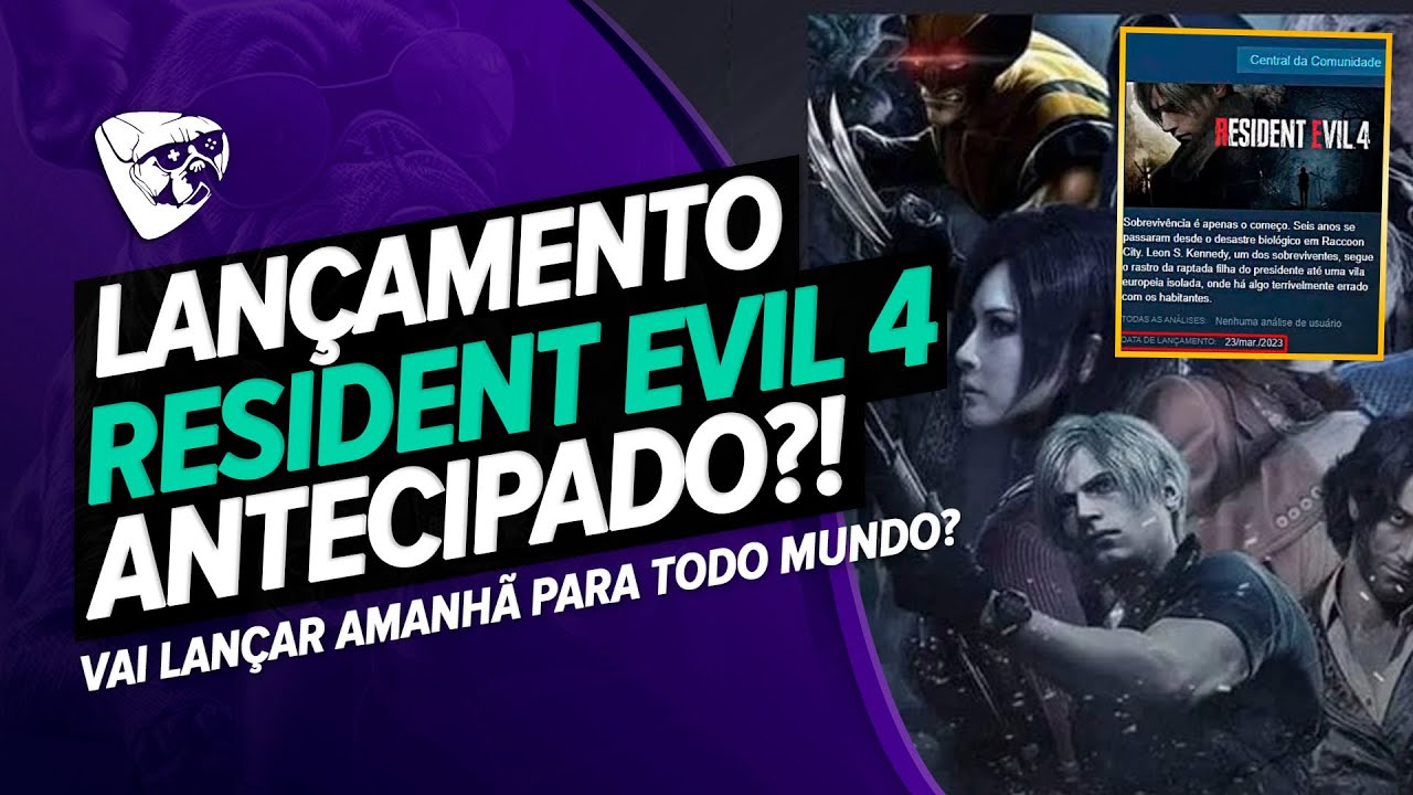 LANÇAMENTO De Resident Evil 4 REMAKE ANTECIPADO?! Vai LANÇAR AMANHÃ Para  TODO MUNDO? 