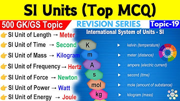 All Important SI UNITS | Units & measurement | General science | | Static GK | By Ravi Aditi Classes