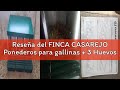 Reseña del FINCA CASAREJO Ponederos para gallinas + 3 Huevos Falsos y Guía Práctica | Nidal de 3 hue