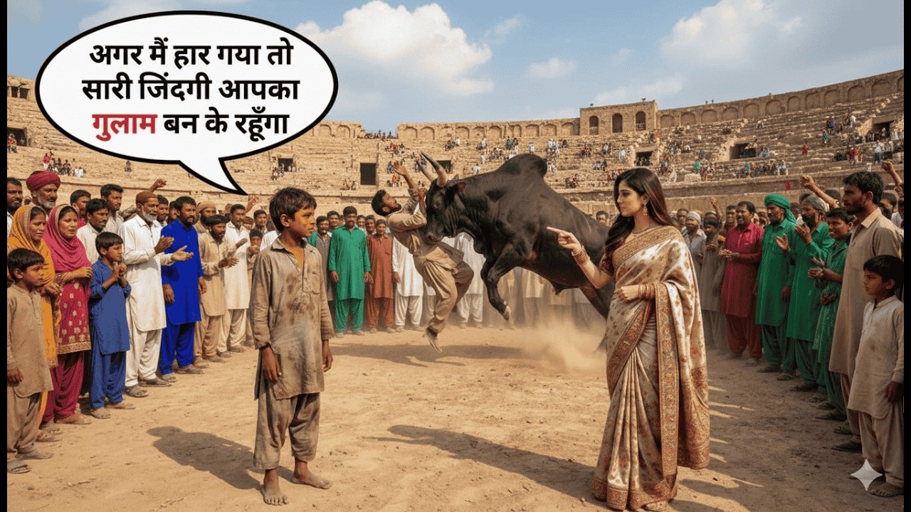 10 करोड़ की खतरनाक शर्त! 😱 | गरीब लड़के ने आदमखोर सांड को कैसे हराया? | इमोशनल स्टोरी