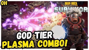 GOD Tier Plasma Combo!!! Deep Rock Galactic Survivor!