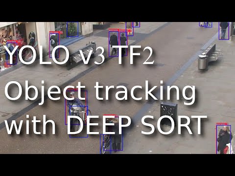 YOLO v3 Real-Time Object tracking with Deep SORT