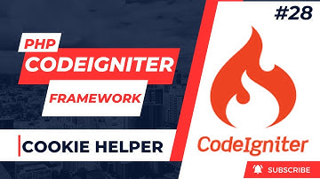 Codeigniter Tutorial in Hindi - 28 | Cookie helper in codeigniter - 3 #codeigniter