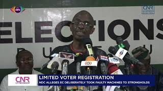 Limited voter registration: NDC alleges EC deliberately took faulty machines to strongholds