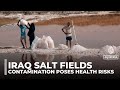 عراق کے نمک کی کان کنوں کو زہریلے خطرے کا سامنا ہے کیونکہ سیوریج نجف طاس کو آلودہ کر رہا ہے 