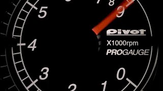 pivot PT5-W Opening Engine Start 9000rpm Tachometer ピボット ステッピングモーター タコメーター オープニング