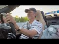 I'm taking a drive  in a convertible To Takamatsu Air Port, Japan : 高松空港へオープンカーで向かう。