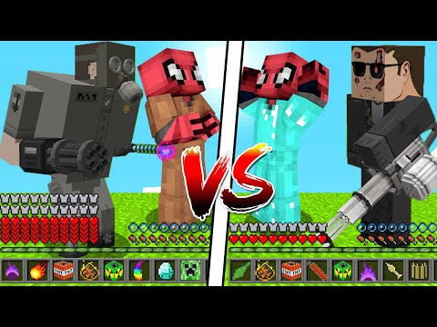 FAKİR TERMİNATÖR VS ZENGİN TERMİNATÖR!😱 (KAZANANA BÜYÜK HAZİNE!) - Minecraft