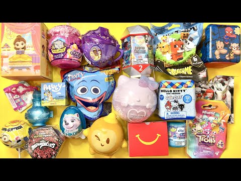 ASMR 27 minutes relaxing satisfying unboxing Of Mystery blind boxes of toys