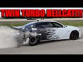 TWIN TURBO HELLCAT TROLLS SUPERCAR OWNERS LEAVING CYPRESS CARS AND COFFEE!!!