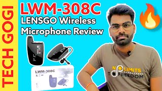 LensGo Wireless Microphone LWM-308C for DSLR, Camera and Mobile | Tech Gogi