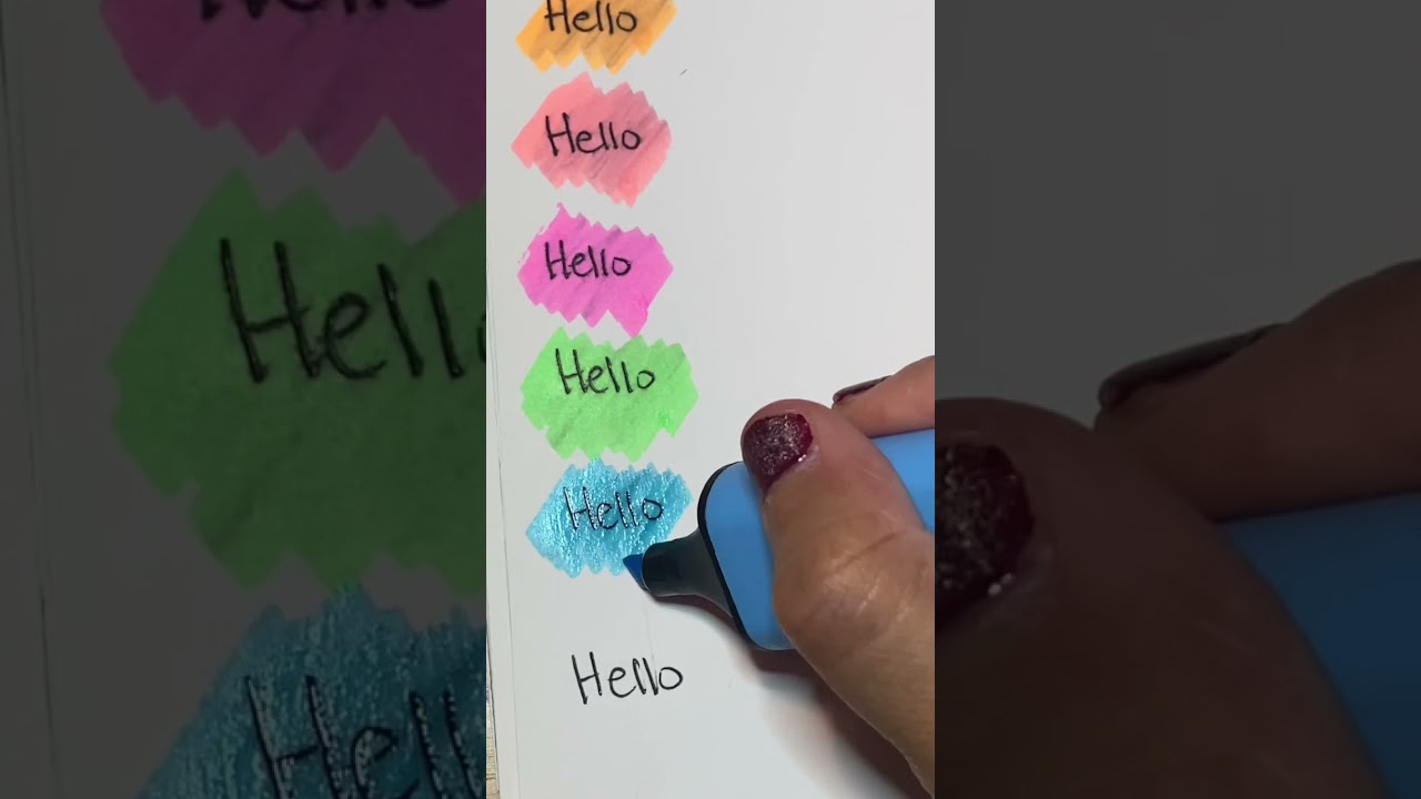 Stabilo Boss Highlighters Test|| Ballpoint VS Gel Pen 🖊 who wins?!?!