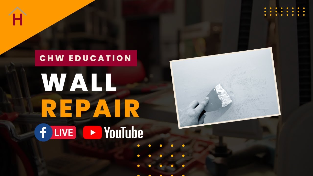 Wall Repairs Workshop: (Hands-on or online)