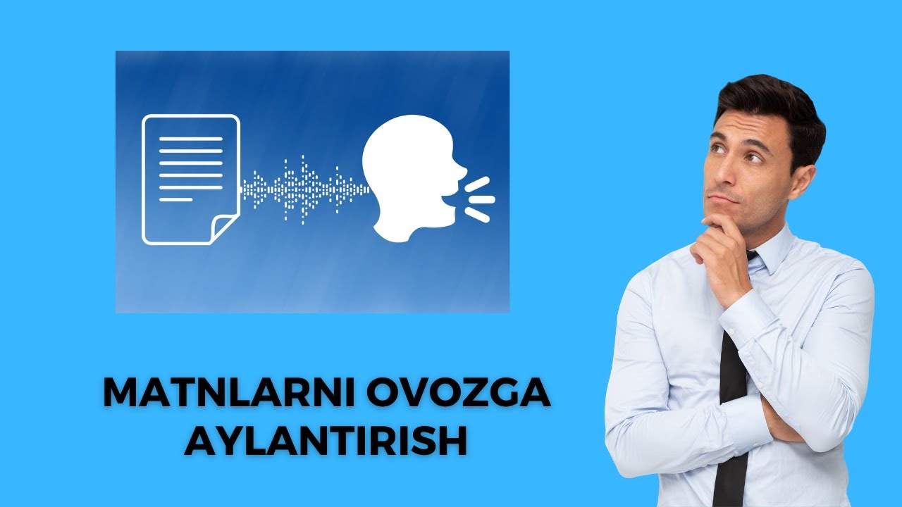 MATNLARNI OVOZLASHTIRISH UCHUN BEPUL SAYT | YOUTUBEDA BU SAYT BILAN ...