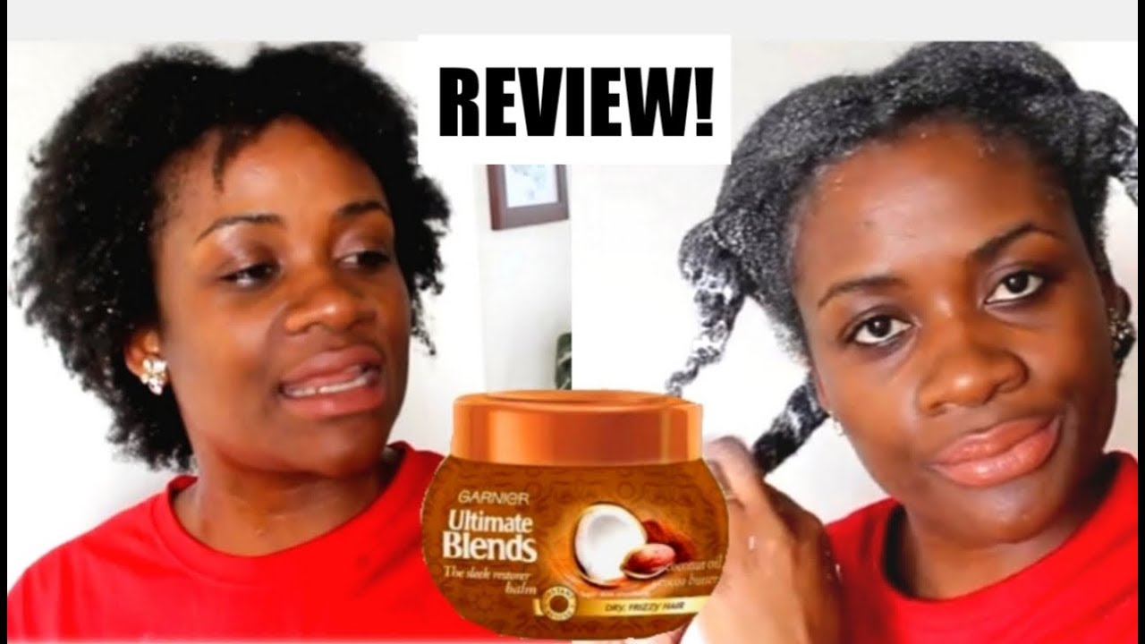 LOOK AT WHAT THIS HAIR MASK DID TO MY HAIR Garnier Ultimate Blends