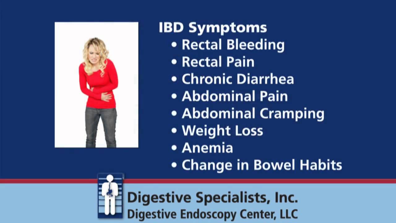 Inflammatory Bowel Disease Ibd Symptoms Youtube