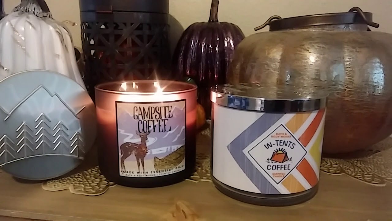 Bath and Body Works candle review fall 2018 Campsite Coffee YouTube