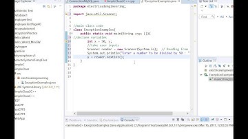 Advanced Java- TryCatch (divide by zero as example)
