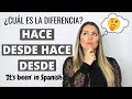 Diferencia entre hace desde desde hace difference between hace desde hace desde in spanish