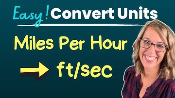 How to Convert from Miles per Hour to Feet per Second